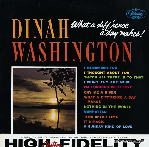 WASHINGTON, DINAH what a diff'rence a day makes! EVER-18(M)