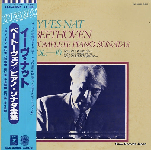 NAT, YVES beethoven; complete piano sonatas vol.10 EAC-30226