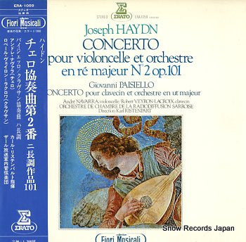 RISTENPART, KARL haydn; concerto pour violoncelle et orchestre ERA-1059