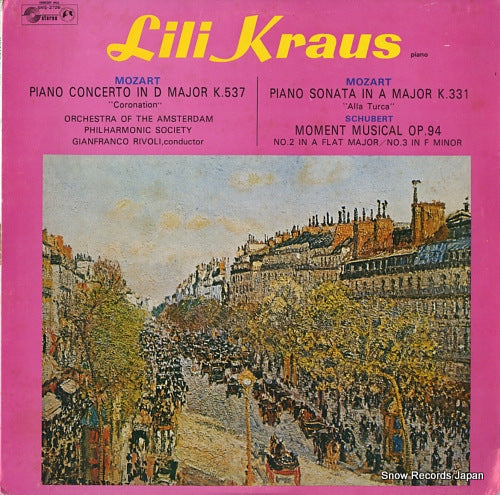 KRAUS, LILI mozart; piano concerto in d major k.537 "coronation" SMS-2726