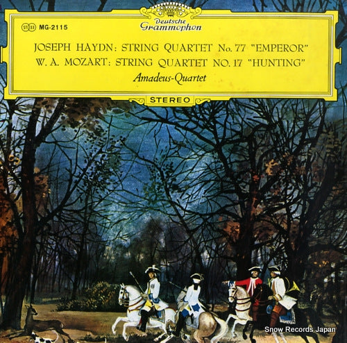 AMADEUS QUARTETT haydn; string quartet no.77 "emperor" MG-2115