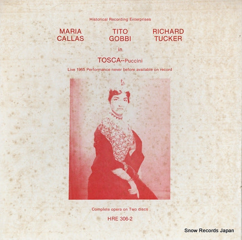 CALLAS, MARIA puccini; tosca HRE306-2