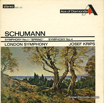 KRIPS, JOSEF schumann; symphony no.1 spring & no.4 SDD157