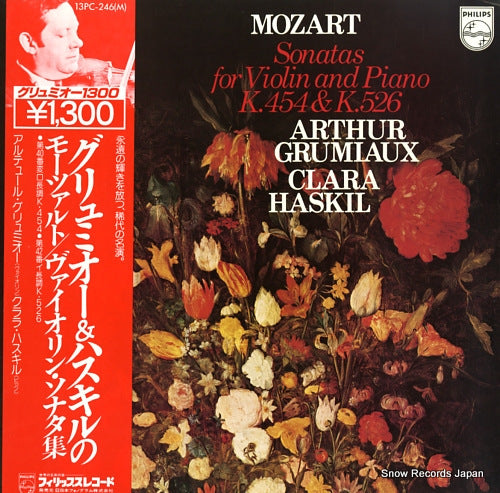 GRUMIAUX, ARTHUR mozart; sonatas for violin and piano k.454 & k.526 13PC-246(M)