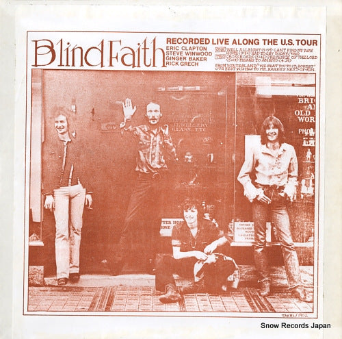 BLIND FAITH recorded live along the u.s.tour TAKRL/1902