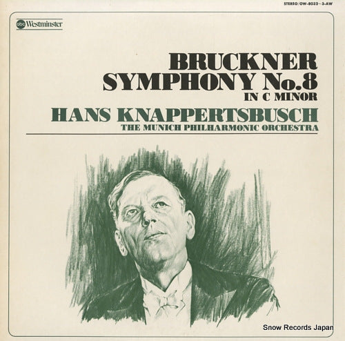 KNAPPERTSBUSCH, HANS bruckner; symphony no.8 in c minor OW-8032-3-AW