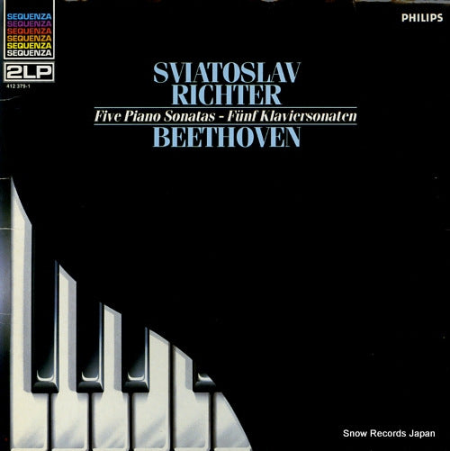 RICHTER, SVIATOSLAV beethoven; five piano sonatas  412379-1