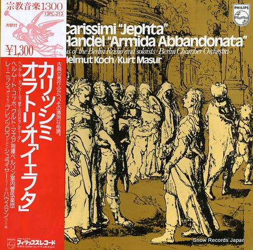 MASUR, KURT / HELMUT KOCH carissimi; jeefte-oratorio 13PC-213