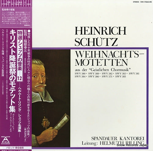 RILLING, HELMUTH schutz; weihnachts-motetten OW-7868-MC