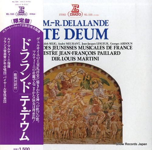 MARTINI, LOUIS delalande; te deum REL-1505