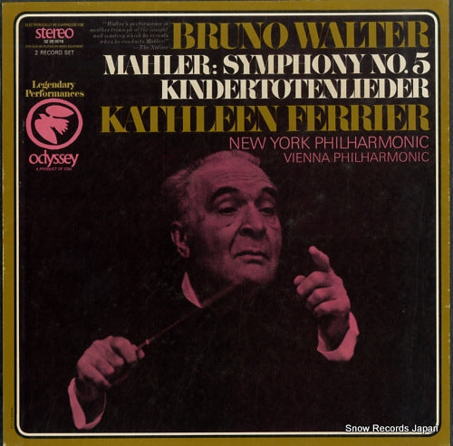 WALTER, BRUNO mahler; symphony no.5, kindertotenlieder 32260016