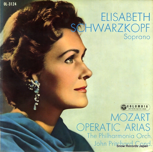 SCHWARZKOPF, ELISABETH sings mozart operatic arias OL-3124