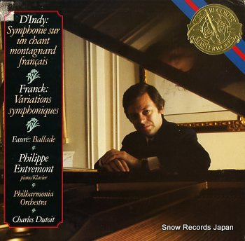 ENTREMONT, PHILIPPE d'indy; symphonie sur un chant  M37269