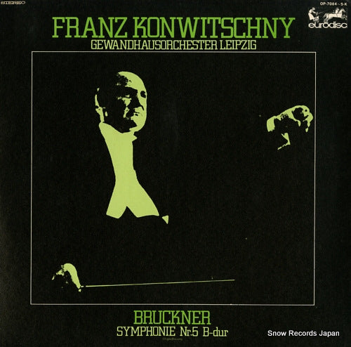 KONWITSCHNY, FRANZ bruckner; symphonie nr.5 b dur OP-7084-K