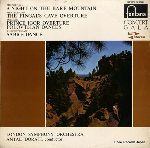 DORATI, ANTAL mussorgsky; a night on the bare mountain SFON-10552