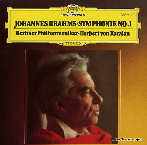 KARAJAN, HERBERT VON brahms; symphonie no.1 MG1184