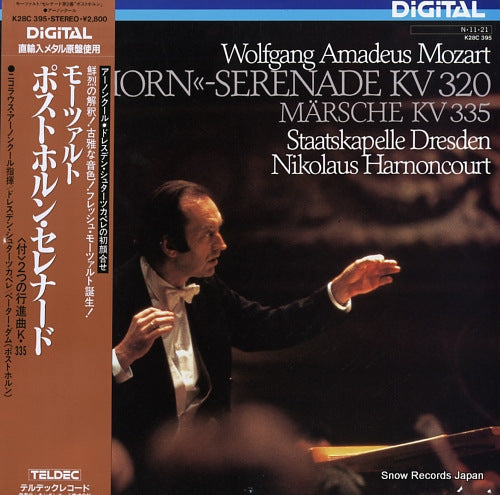 HARNONCOURT, NIKOLAUS mozart; posthorn-serenade kv320 / marsche kv335 K28C395