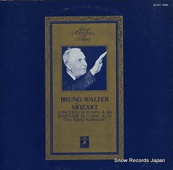 WALTER, BRUNO mozart; concerto in d min k.466 GR-2021