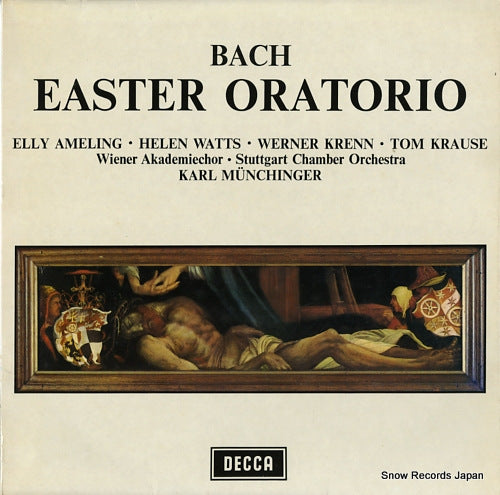MUNCHINGER, KARL bach; easter oratorio, bwv249 SET398