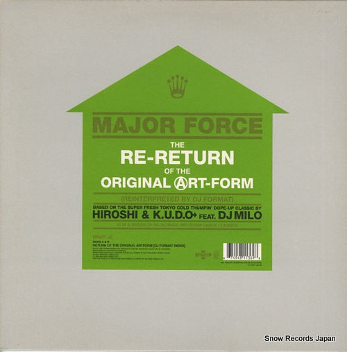 MAJOR FORCE the re-return of the original art-form MWR136