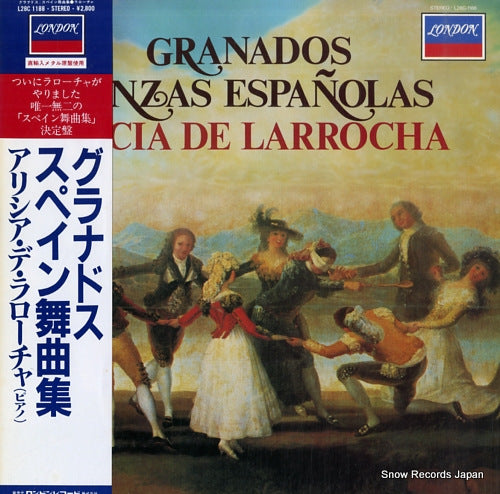 DE LARROCHA, ALICIA granados; danzas espanolas L28C-1188