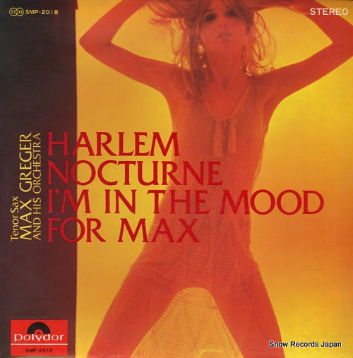 GREGER, MAX harlem nocturne i'm in the mood for max SMP-2018