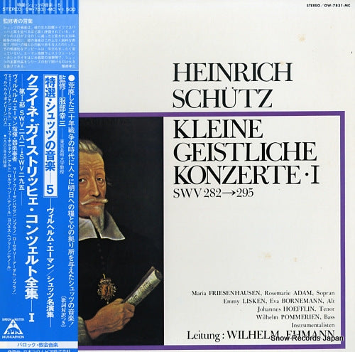 EHMANN, WILHELM schutz; kleine geistliche konzerte i swv282-295 OW-7831-MC