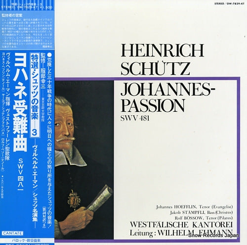 EHMANN, WILHELM schutz; johannes-passion swv481 OW-7829-KT