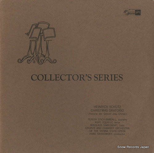 SWAROWSKY, HANS schutz; christmas oratorio (historia der geburt jesu christi) SMS-2426