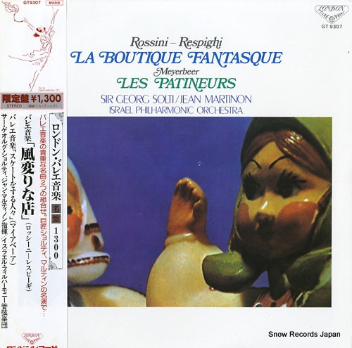 SOLTI, GEORG / JEAN MARTINON rossini/respighi; la boutique fantasque GT9307