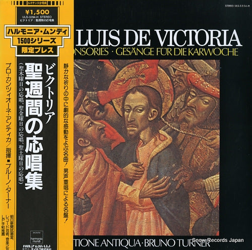 TURNER, BRUNO victoria; tenebrae responsories ULS-3254-H