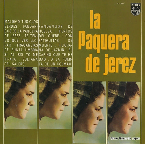 JEREZ, LA PAQUERA DE la paquera de jerez PC-1806