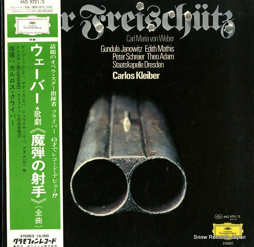 KLEIBER, CARLOS weber; der freischutz MG9721/3