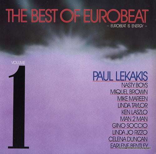 V/A the best of eurobeat vol.1 / eurobert is energy ZYX20076