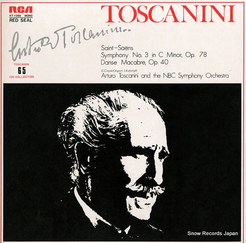 TOSCANINI, ARTURO saint-saens; symphony no.3 / danse macabre AT-1065