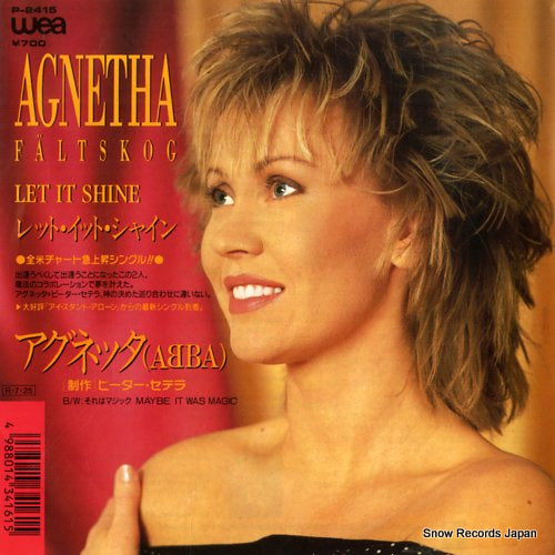 FALTSKOG, AGNETHA let it shine P-2415