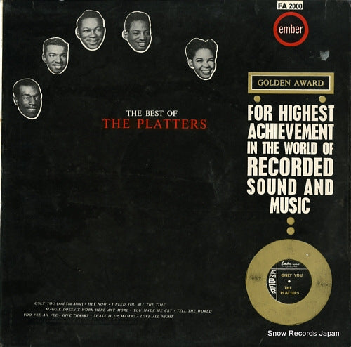 PLATTERS, THE the best of the platters FA2000