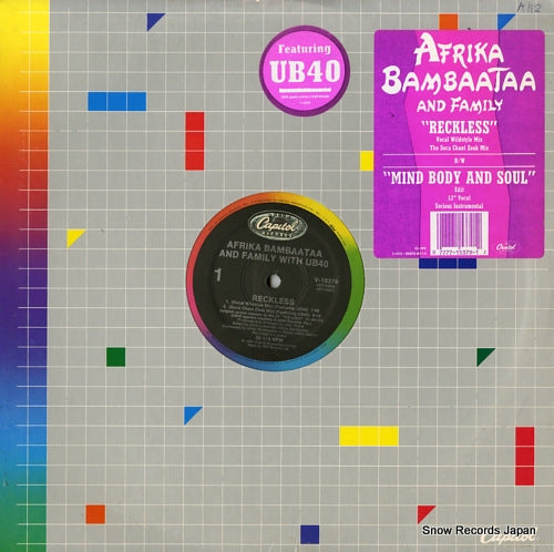 AFRIKA BAMBAATAA AND FAMILY reckless V-15379