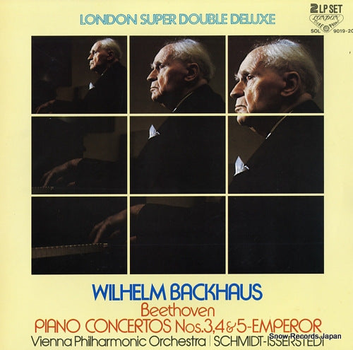 BACKHAUS, WILHELM beethoven; piano concertos nos.3, 4 & 5-emperor SOL9019-20
