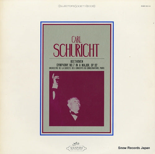 SCHURICHT, CARL beethoven; symphony no.7 in a major, op.92 EAB-5016