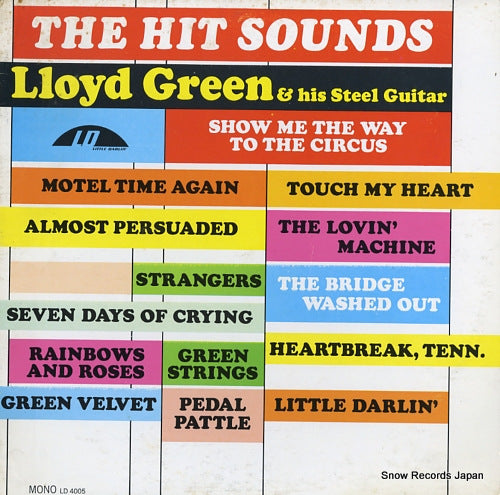 GREEN, LLOYD the hit sounds(lloyd green & ahis steel guitar) LD4005