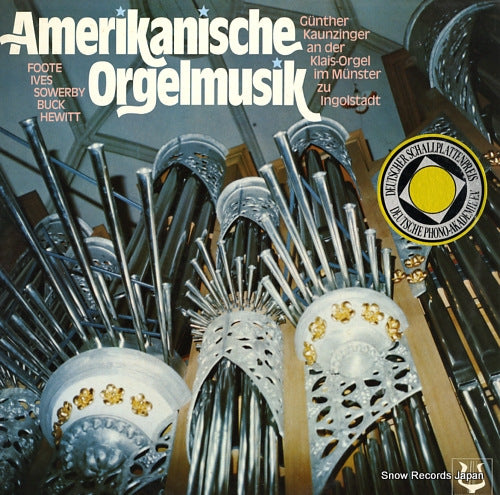KAUNZINGER, GUNTHER amerikanische orgelmusik SCGLX73940