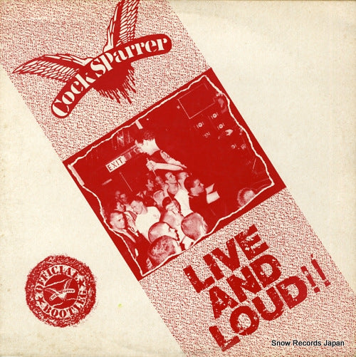 COCK SPARRER live and loud LINKLP05