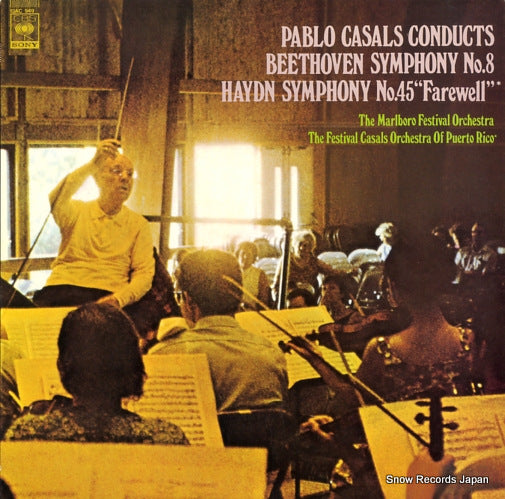 CASALS, PABLO beethoven; symphony no.8 13AC949