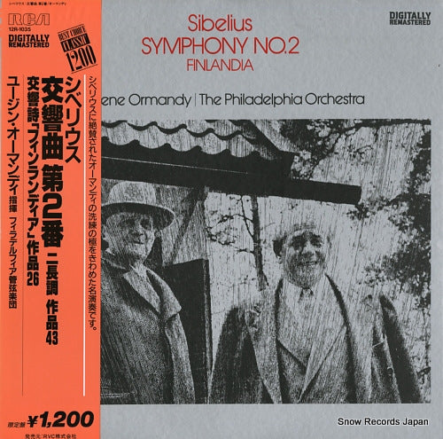 ORMANDY, EUGENE sibelius; symphony no.2 / finlandia 12R-1035