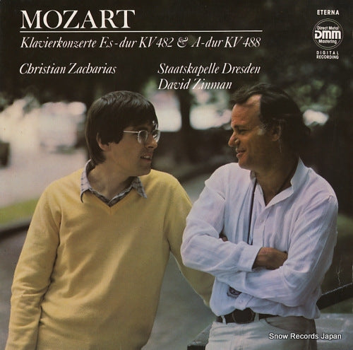 ZACHARIAS, CHRISTIAN / DAVID ZINMAN mozart; klavierkonzerte es-dur kv 482 & a-dur kv488 725047