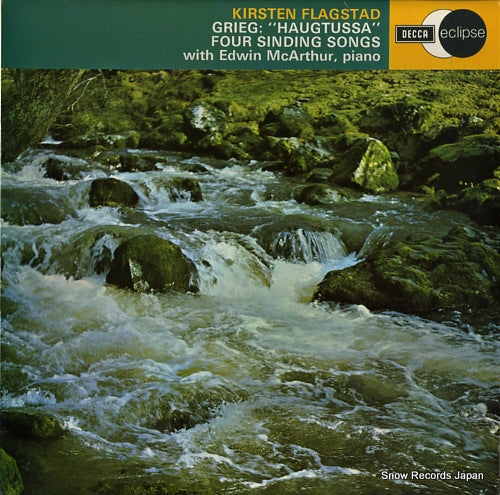 FLAGSTAD, KIRSTEN / EDWIN MCARTHUR grieg; "haugtussa" / four sinding songs ECS623
