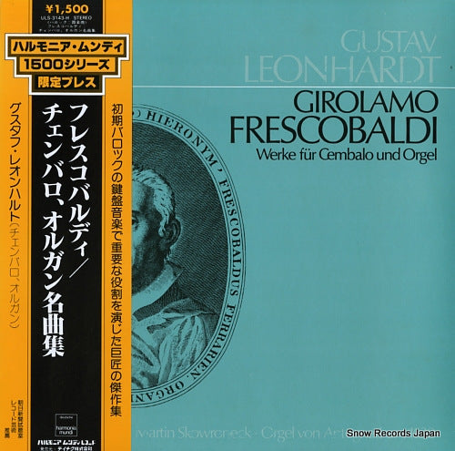LEONHARDT, GUSTAV frescobaldi; werke fur cembalo und orgel ULS-3143-H