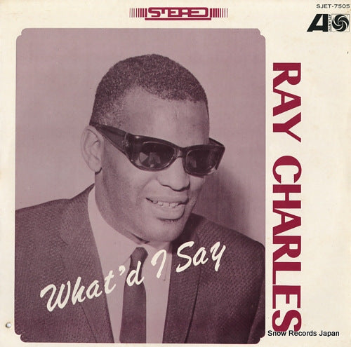 CHARLES, RAY what'd i say SJET-7505