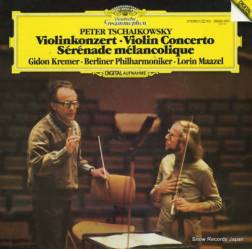 KREMER, GIDON / LORIN MAAZEL tschaikowsky; violin concerto / serenade melancolique 28MG0011